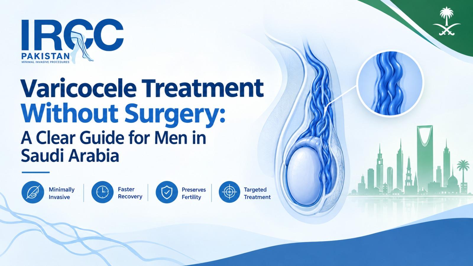 Varicocele Treatment Without Surgery: A Clear Guide for Men in Saudi Arabia